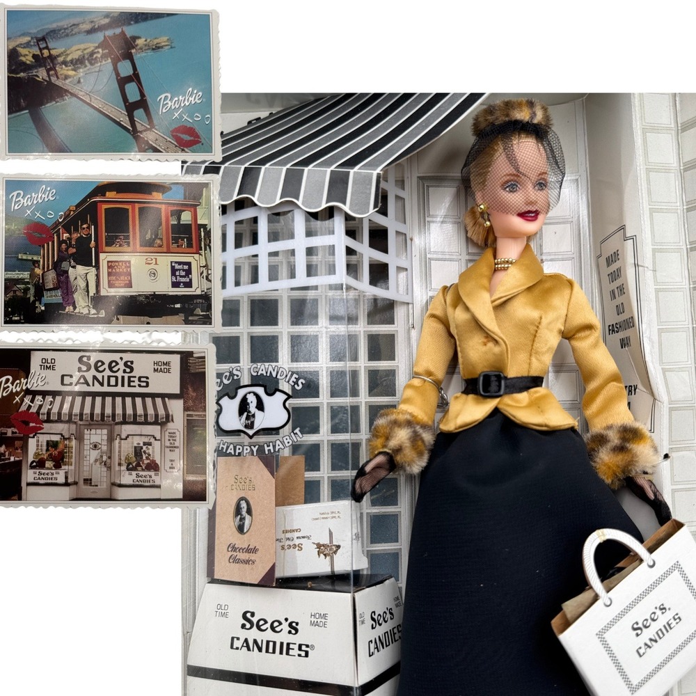 Barbie I Left My Heart In San Francisco See's Candies Special Edition 2001 Doll